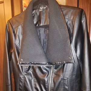 Faux Leather Jacket